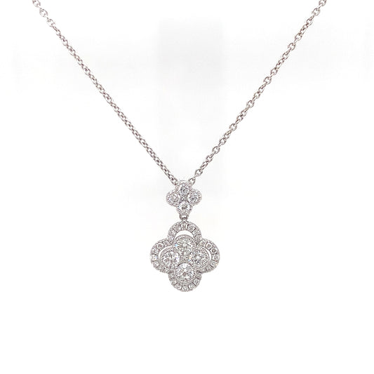Double Clover pendant