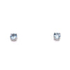 Gem Stud Aqua white