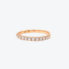 Eternal rose gold band
