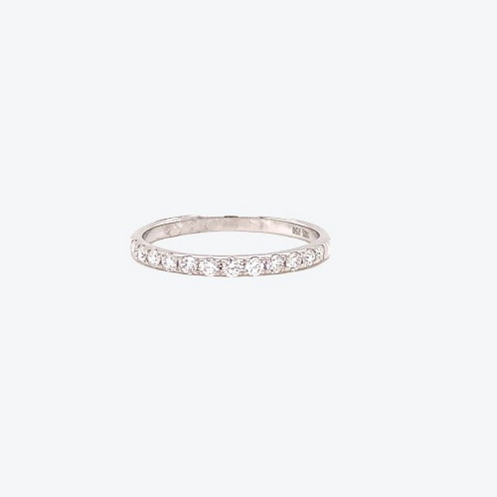 Eternal white gold band