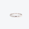 Eternal white gold band