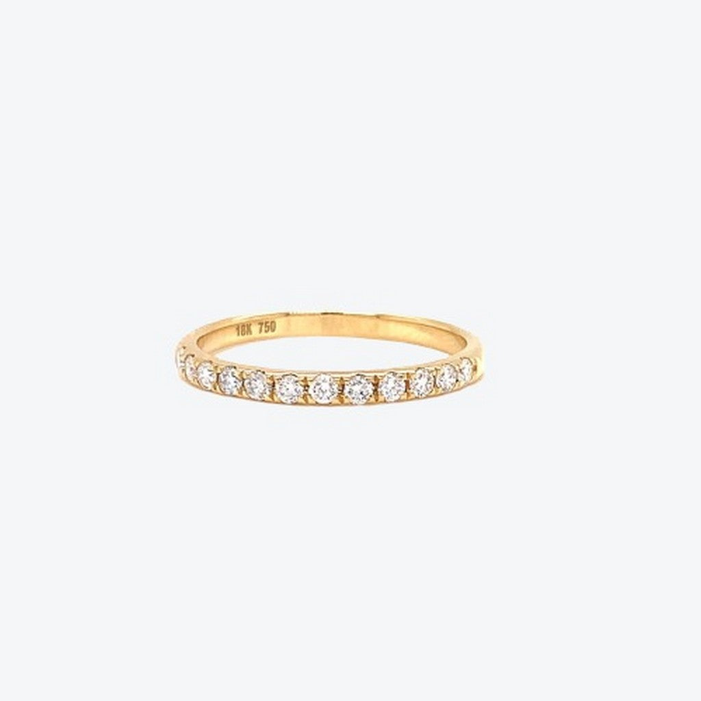 Eternal yellow gold band