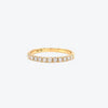 Eternal yellow gold band