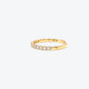 Eternal yellow gold band