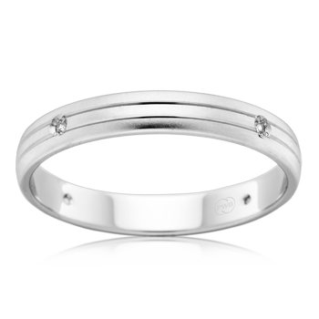 B2632-Wedding Band - Starfire Diamond Jewellery