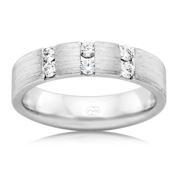 FR3922 Wedding Band - Starfire Diamond Jewellery