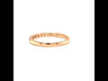 Eternal rose gold band
