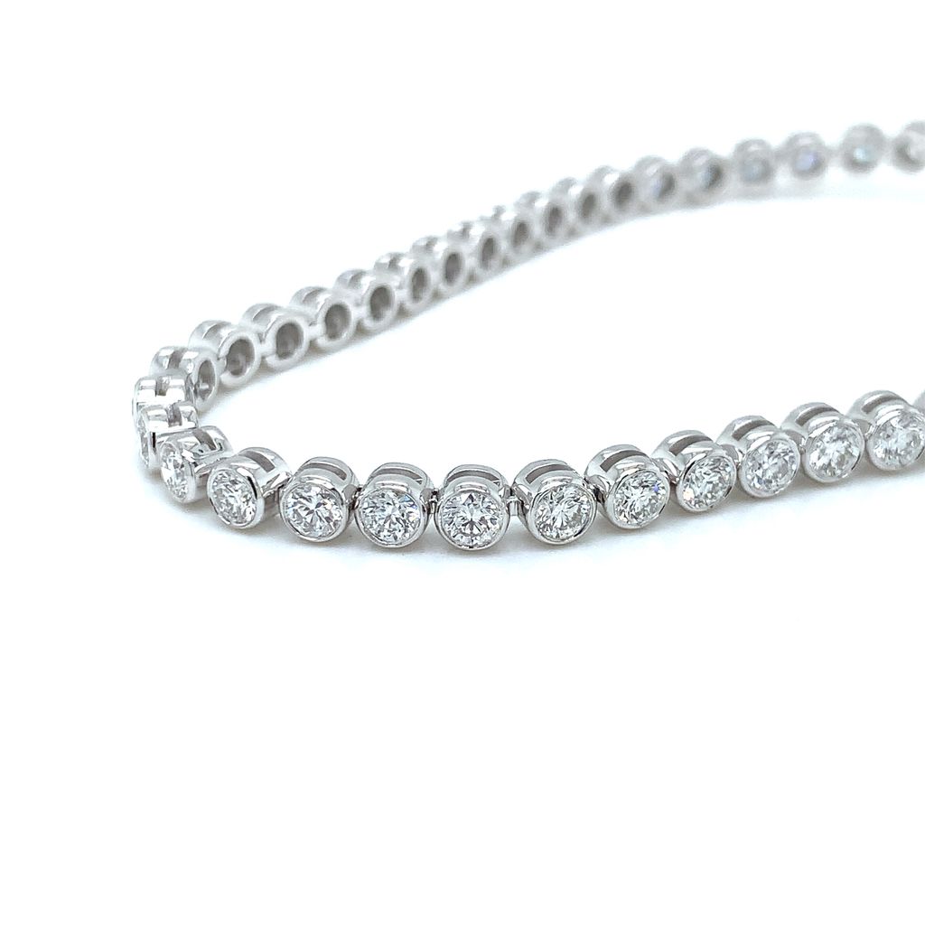 Bezel Tennis Bracelet