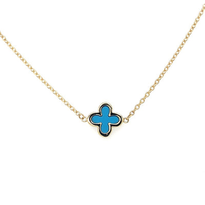 Blue Clover Chain