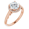 Round Engagement Ring Mounting