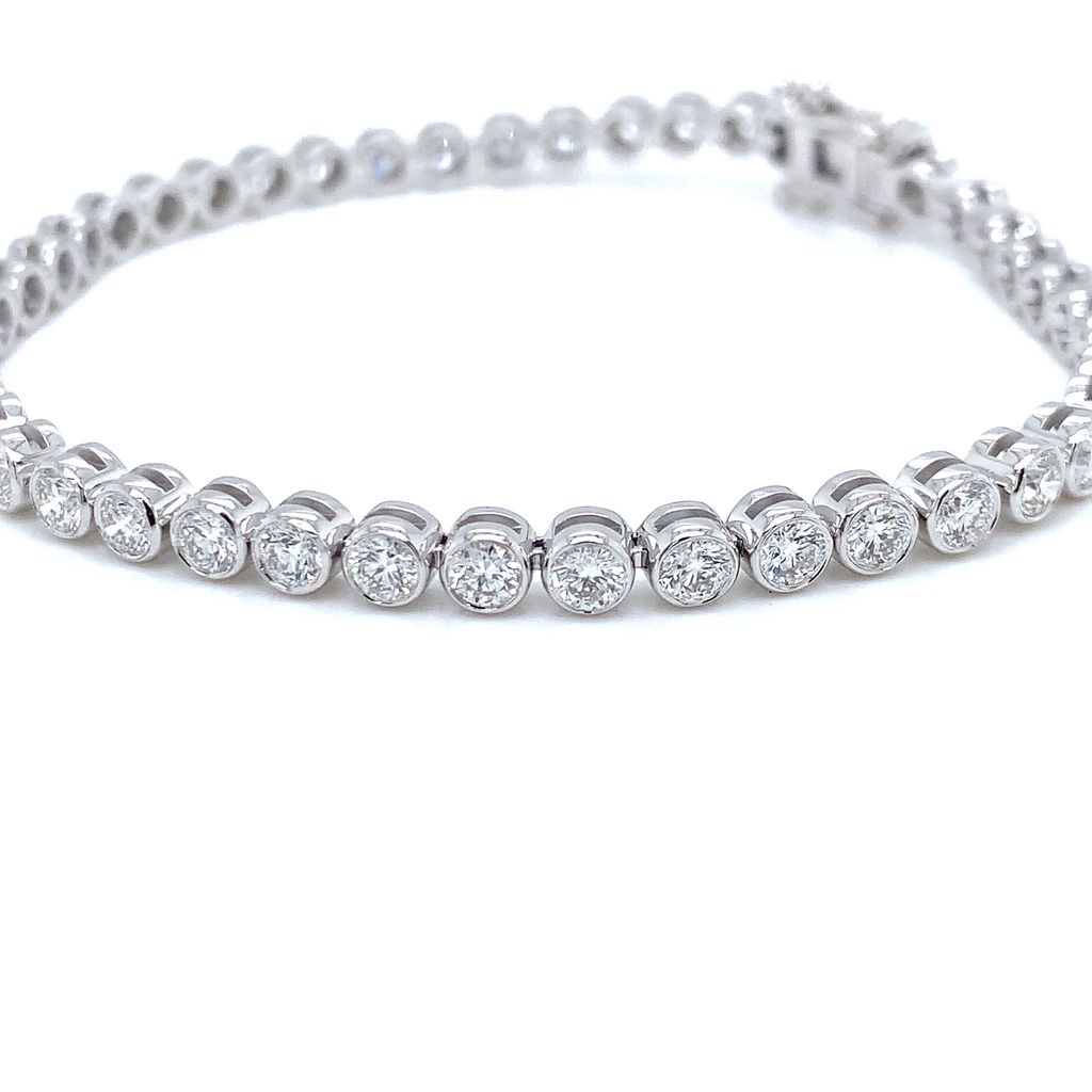 Bezel Tennis Bracelet