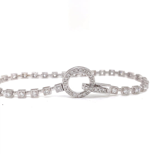 Circle Tennis Bracelet