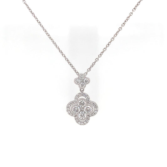 Double Clover pendant