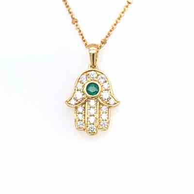 Emerald Hamsa