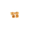 Gem Stud Earrings / Yellow