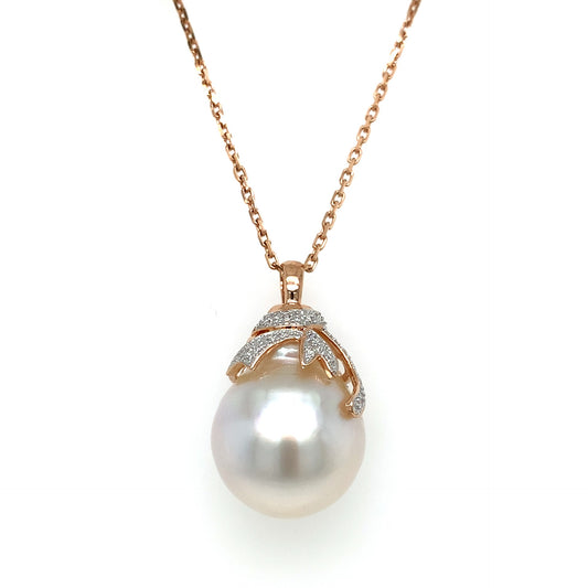 South Sea Pendant Rose Gold