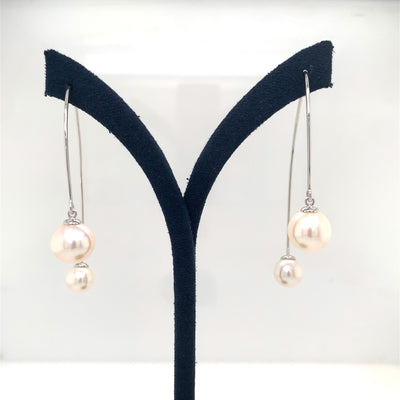 Pearl Linear Hoops