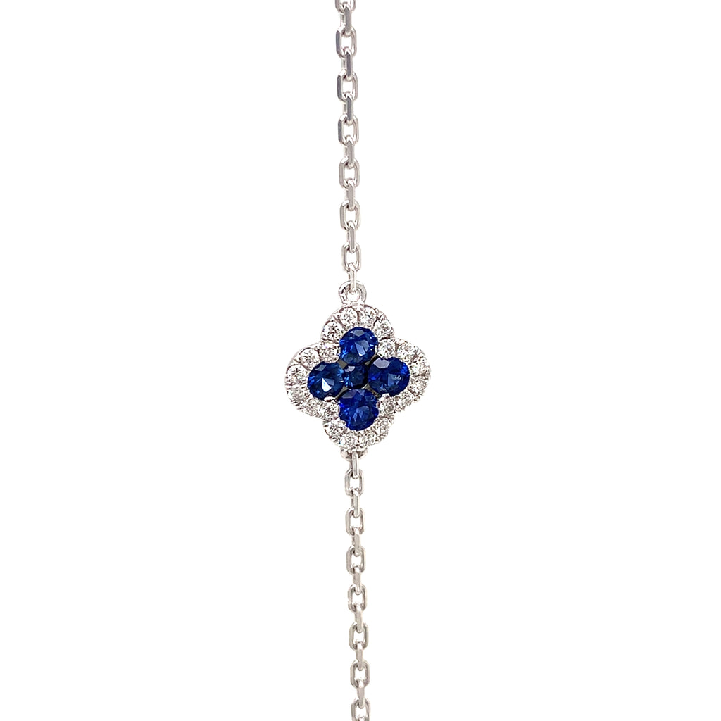 Sapphire Clover bracelet