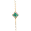 Emerald Clover bracelet
