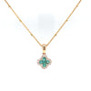Emerald Clover pendant