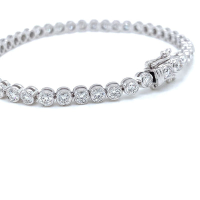 Bezel Tennis Bracelet