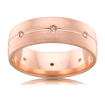 B2637 -Wedding Band - Starfire Diamond Jewellery