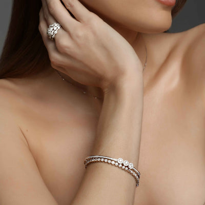 Bezel Tennis Bracelet