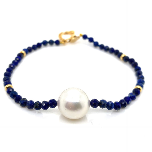 Lapis Pearl necklace