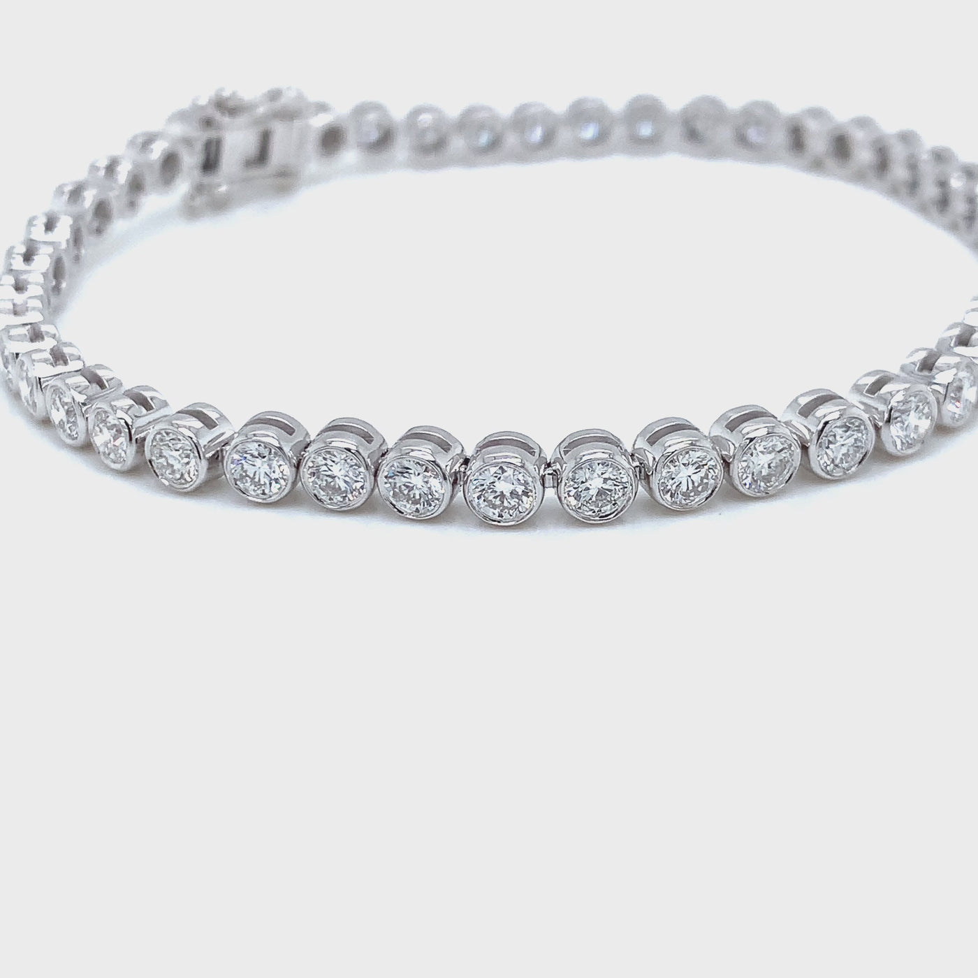 Bezel Tennis Bracelet