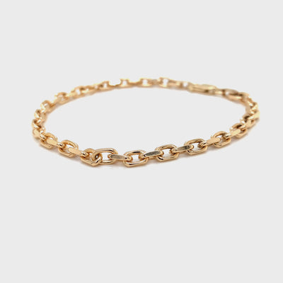 Heavy Diamond Cut Bracelet