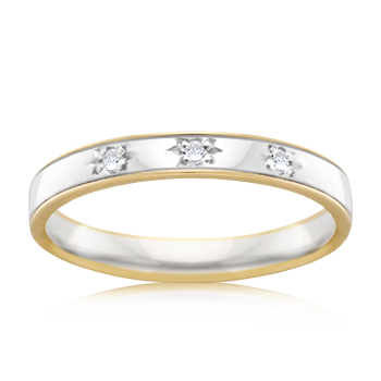 2T2705 Wedding Bands - Starfire Diamond Jewellery