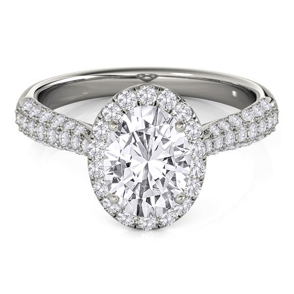 Eva oval diamond engagement ring setting - Starfire Diamond Jewellery