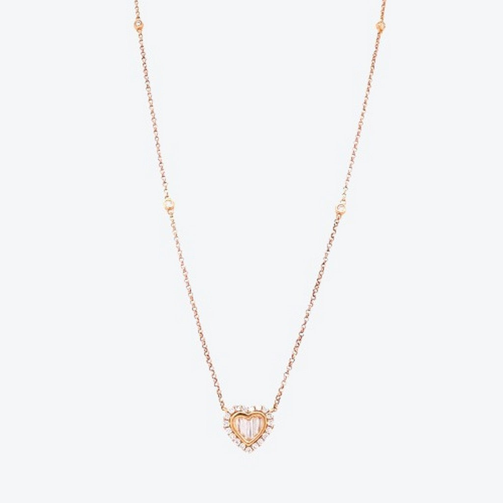 Baguette Love Necklace