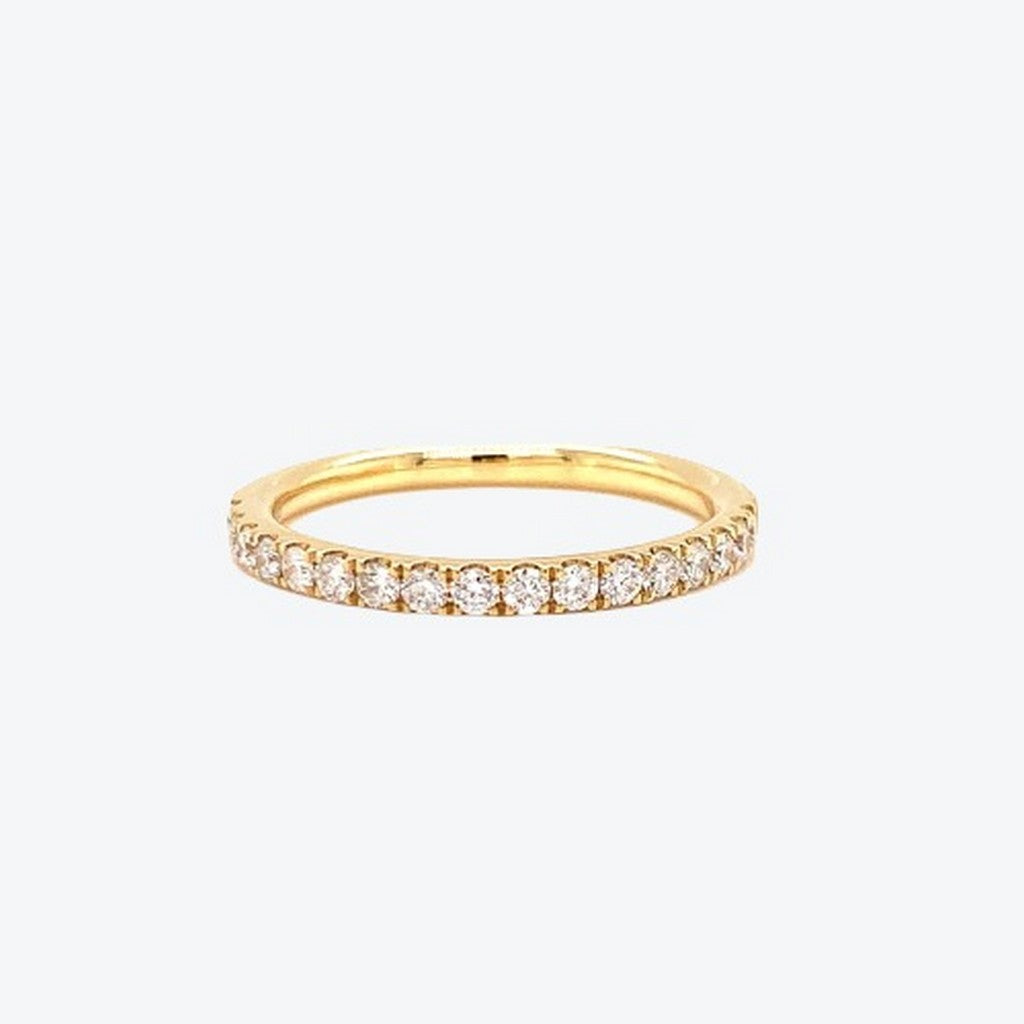 Classical band yellow 0.02ct stones