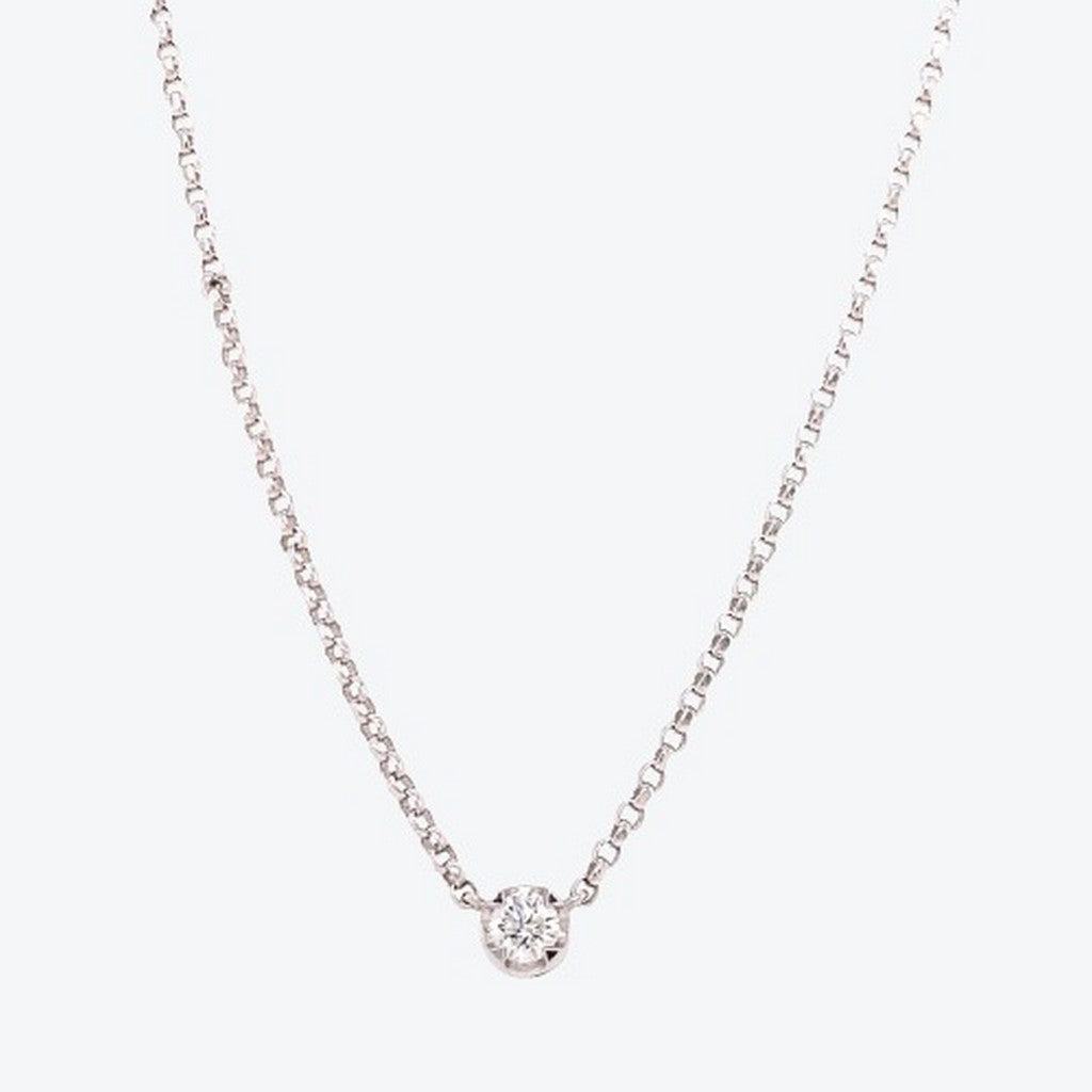 Classic diamond necklace 0.15ct