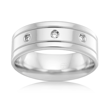 F2919 - Wedding Band - Starfire Diamond Jewellery