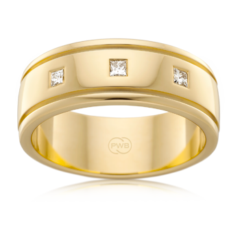 HR3353 - Wedding Band - Starfire Diamond Jewellery