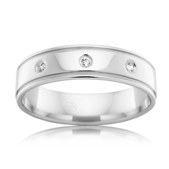 HR3394 - Wedding Band - Starfire Diamond Jewellery