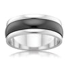 ZRJ4410 - Zirconium Ring - Starfire Diamond Jewellery